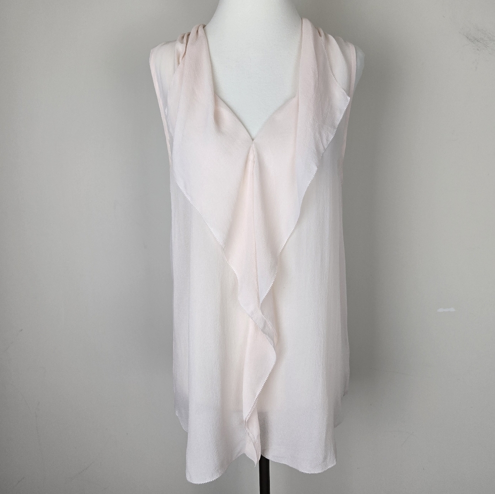 Aritzia BABATON Ainsley Silk Sleeveless Blouse - Picture 2 of 8